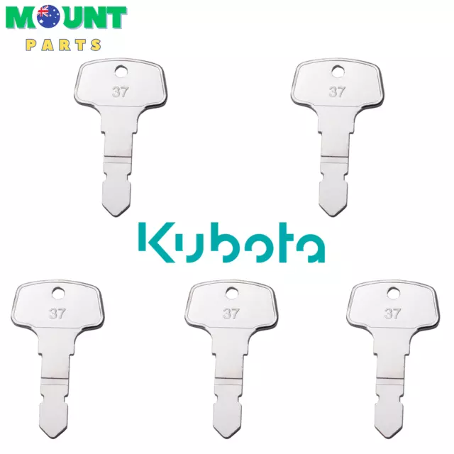 Kubota New B Series Tractor Ignition Key 15248-63700 Case New Holland 5PC