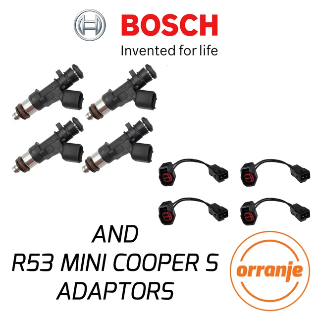 Kit 4 Iniettori Carburante 53030778 Per Jeep Cherokee/Wrangler 2.5L I4 E Dodge Dakota - Ricambio Con Connettori E Guarnizioni