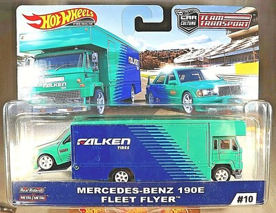 hot wheels team transport mercedes benz 190e