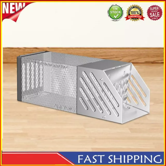 Indoor Outdoor Rat Trap Stainless Steel Mice Rodent Rats Catcher Live Mouse Trap