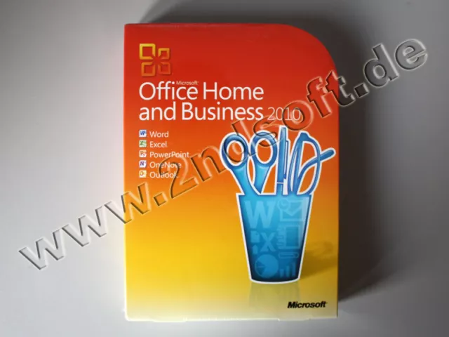 Office 2010 Home and Business Vollversion Box, deutsch, SKU: T5D-00163