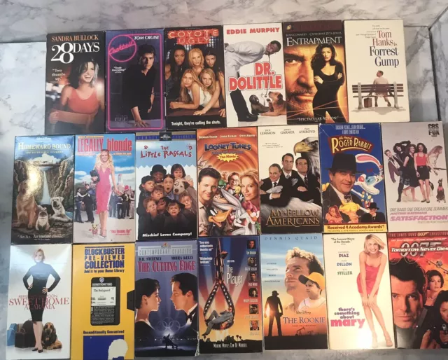 VHS Mixed Lot Of 20 - See Photos- Fast Shipping PLEASE READ DESCRIPTION BELOW