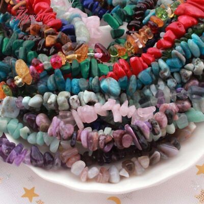 Natural Stone Chip Beads Irregular Shape DIY Necklace Bracelet Making Jewelries