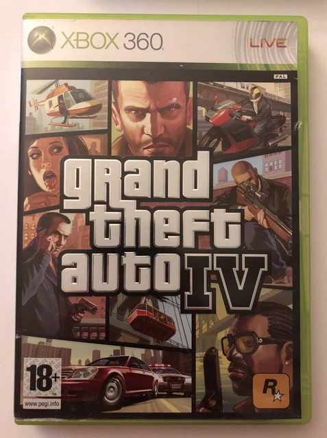 N66 Jeu Full Set Fr Console Microsoft Xbox 360 : Grand Theft Auto Iv @ Gta Iv !!