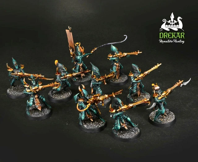KABALITE WARRIORS DRUKHARI Dark eldar warhammer 40K ** COMMISSION ** peinture EUR 267,89 - FR