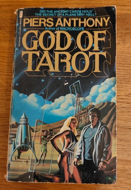 BOOK - GOD Of Tarot Piers Anthony Science-Fiction Paperback 1979 Jove
