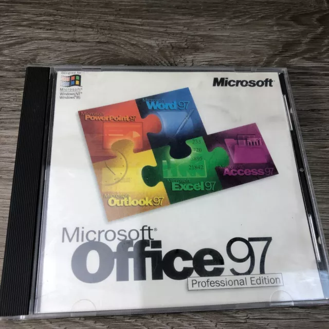 MICROSOFT OFFICE 97 PROFESSIONAL EDITION X03-44544 with Product Key