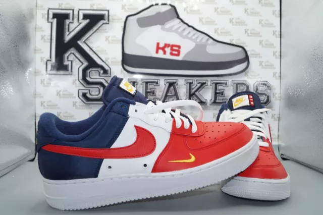 Nike Air Force 1 AF-1 LV8 Independence Day (4 luglio) EU 44 US 10 bianche 823511-601