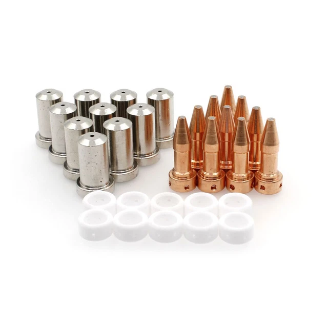PT-23&27 Plasma Torch Electrode Tip 30A Swirl Ring 33366XL 33367 33368 30pcs