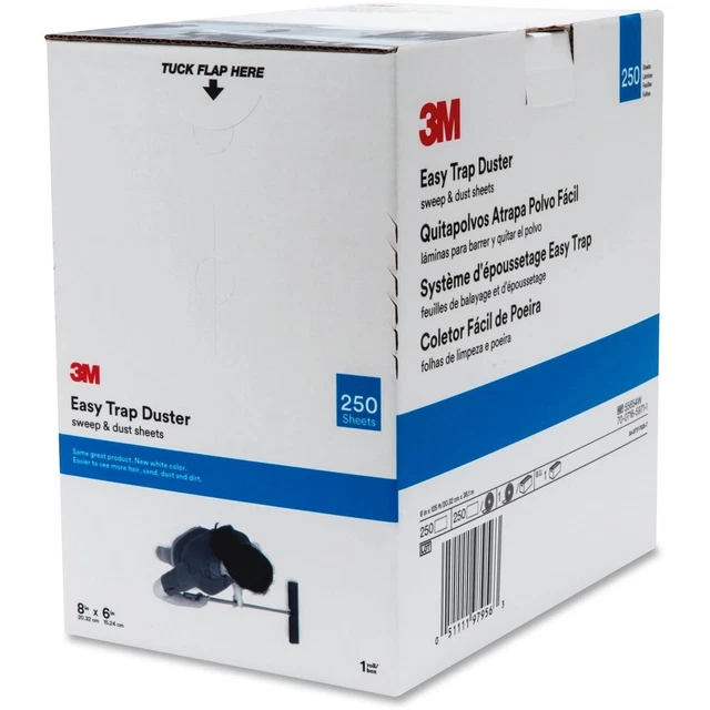 3M Easy Trap Duster - 8" Width x 6" Depth - White - 1 / Carton 3M Easy Trap