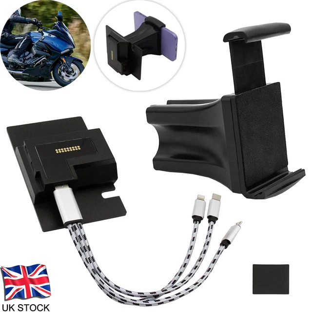Headstock Screw Stem Mount fits BMW K1600GT - GTL & Strong Grip Holder for iPhone 12 Pro Max (sku 58181)