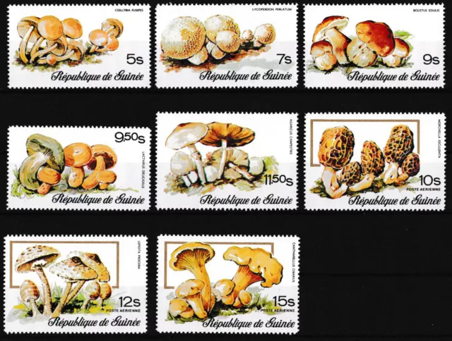 Guinea - mushrooms set mint 1977 Mi. 759-766 A