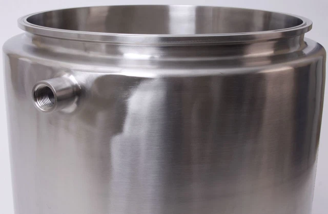 Jacketed Material Column | Tri Clamp 10 in x 12 & (2) FNPT 1/2 in SS304 (3 Pack)