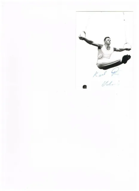 Karl Frei - Olympiasieger im Ringe-Turnen 1948 aus der Schweiz