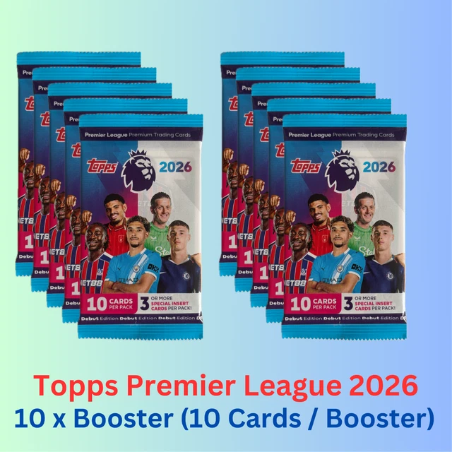thumbnail image 2 of Topps Premier League 2025/26 Green Parallel Cards #1-180 – Buy 3 Get 10 FREE! 2 of 5