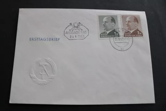 Ersttagsbrief- DDR 1963- Michel Nr.  968-969, E008