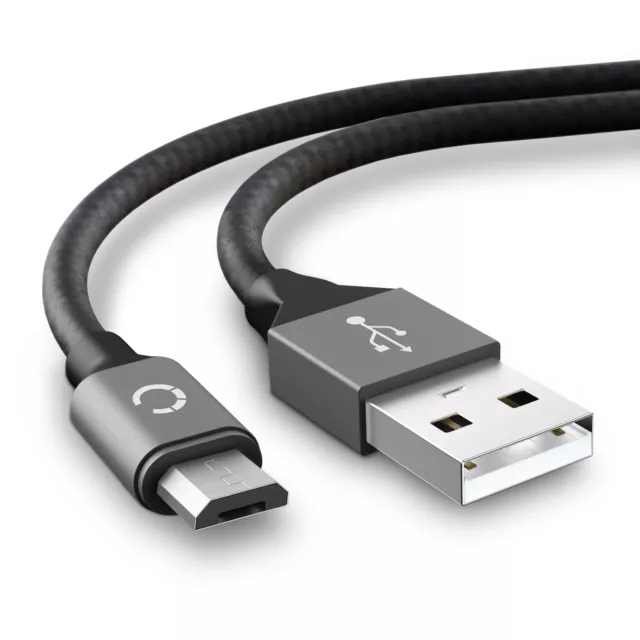 USB Kabel für TomTom Via 52 Go Premium X Start 62 Rider 40 Ladekabel 2A grau