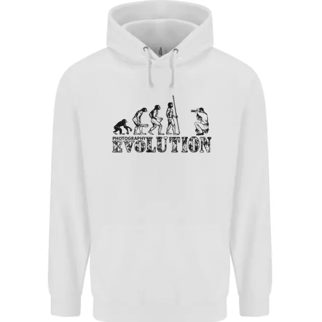 Felpa con cappuccio bambini Evolution Photographer divertente fotorafia
