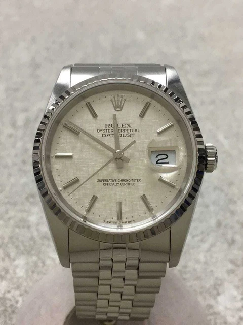 ROLEX DATEJUST WG 36mm 2022 05 Automatic Oyster Perpetual 16234 #2n049