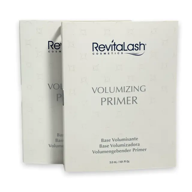 Revitalash Cosmetics Volumizing Primer 3.0ml/.101fl.oz. New; LOT OF 2