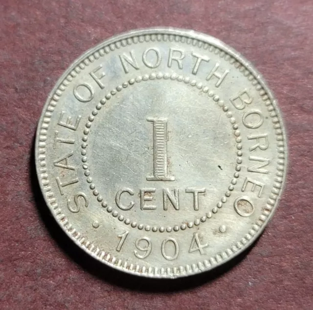 British North Borneo 1 Cent 1904 Coin