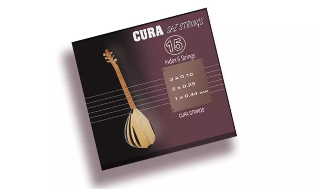 Cura Saz Baglama Strings Cura Teli Saiten für Cura Beyaz Müzik