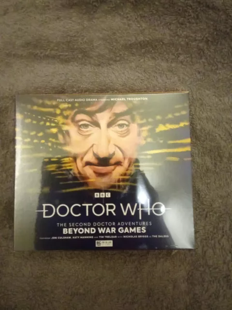 Dr Who Second Doctor Adventures Beyond War Games Audiobook Big Finish New Sealed