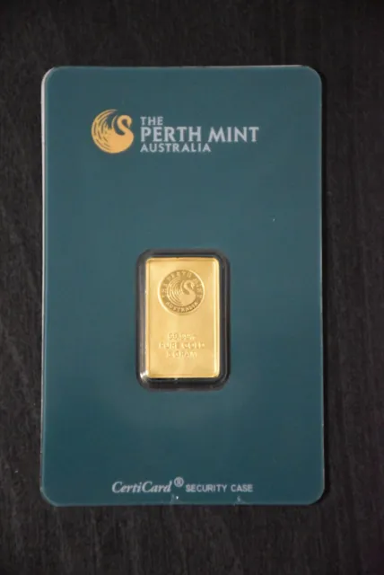 Lingot d'or 5 Gr , Perth Mint