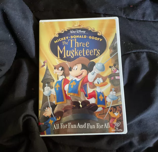 THE THREE MUSKETEERS (DVD, 2004) Walt Disney Mickey Mouse Donald The ...