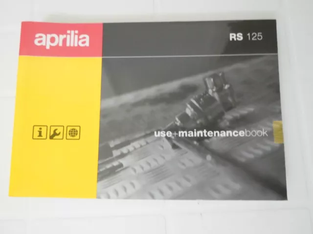 Per Aprilia sr 50 libretto moto manuale uso manutenzione use maintenance