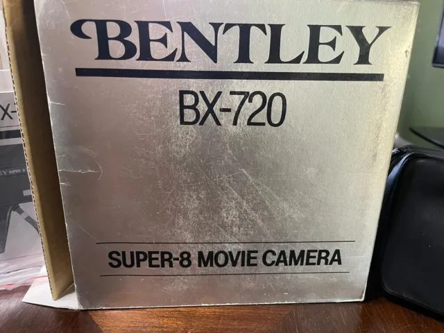 Bentley Bx-720 Super 8 Movie Camera, Untested.
