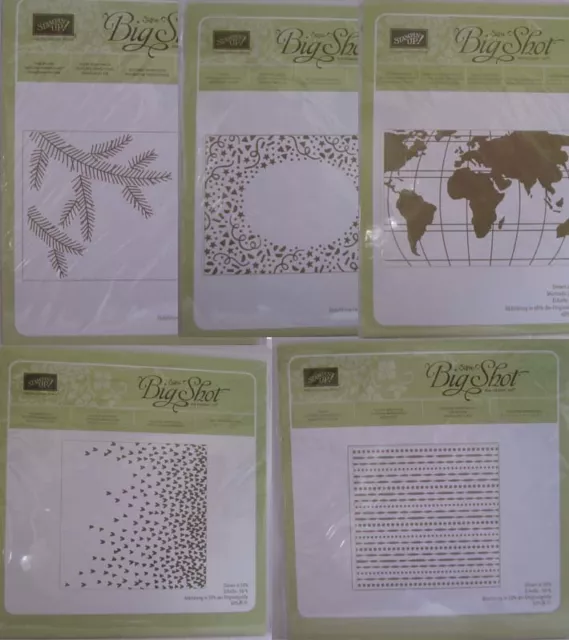 RETIRED Stampin Up EMBOSSING FOLDERS U Choose the Folder NEW