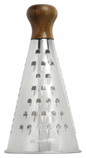 Stanley Rogers Tischreibe 19 cm Kegelreibe aus Edelstahl Käsereibe Parmesanreibe