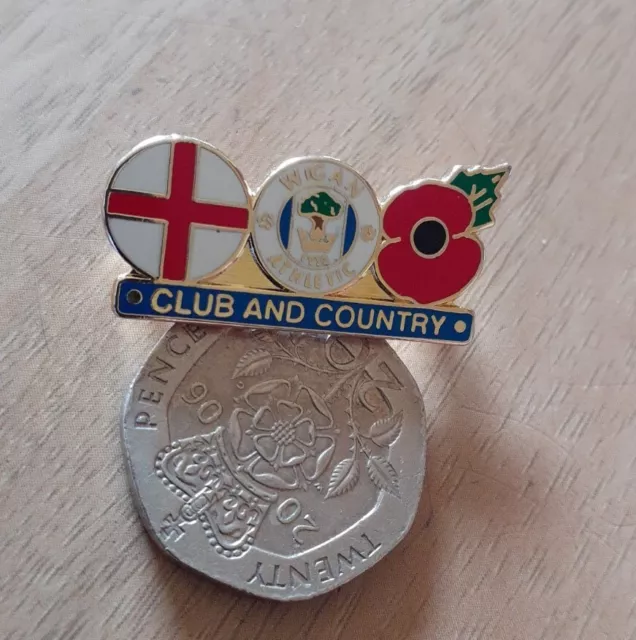 Wigan Athletic Club And Country Badge