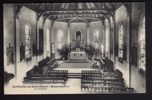 BEAUVAIS oise CPA 60 institution du st esprit la chapelle