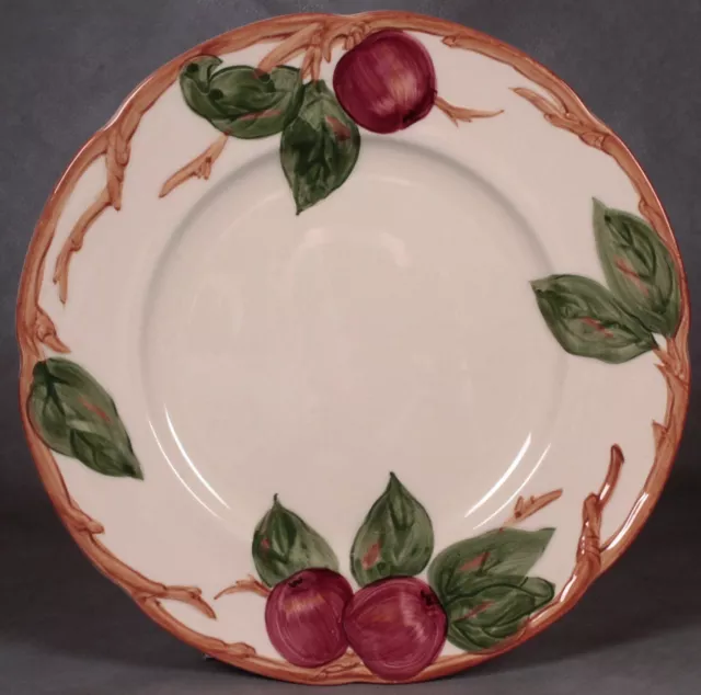 Franciscan Ware Red Apple Salad Plate Dish 8" Hand Decorated Made in California