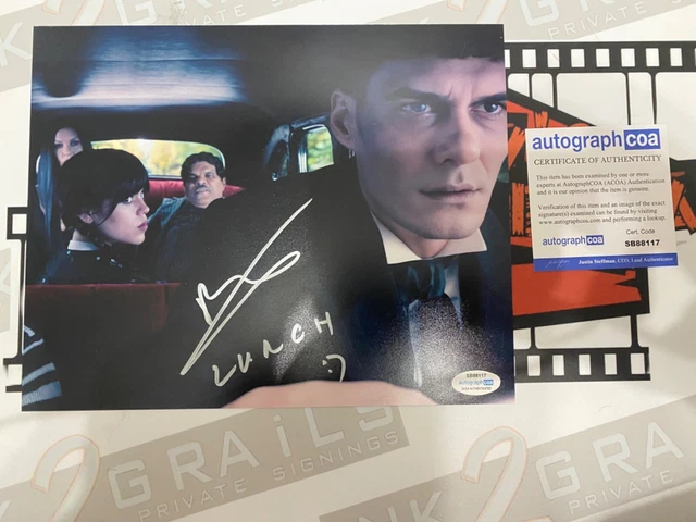 GEORGE BURCEA signed photo WEDNESDAY / LURCH 8x10 ACOA H