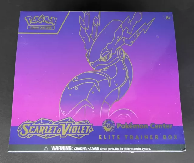 Scarlet & Violet * Pokemon Center Exclusive * Miraidon Elite Trainer Box ETB NEW