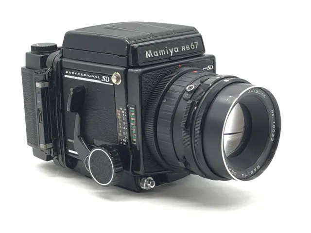 Autocollant EXC 】 Mamiya RB67 Pro S 150mm F/4 Sekor Sf C Verre Caméra à Film De 3