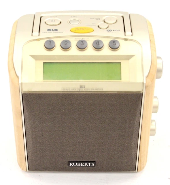 ROBERTS RD8 FM RDS/DAB Digital Radio with Rewind G20 £9.99 PicClick UK