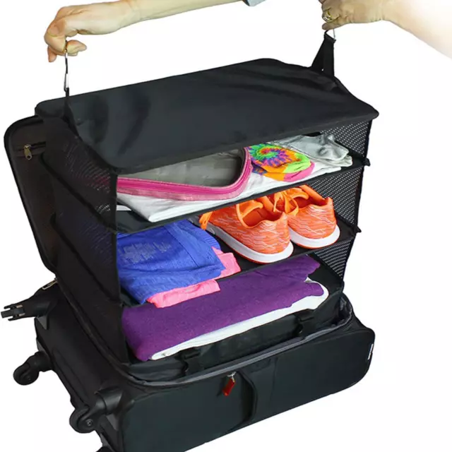 Portable Luggage System Large Packable ing Travel Shelves and Packing Cube