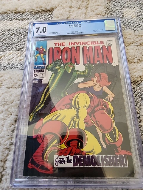 Iron Man #2 (1968) CGC 7.0 White Pages