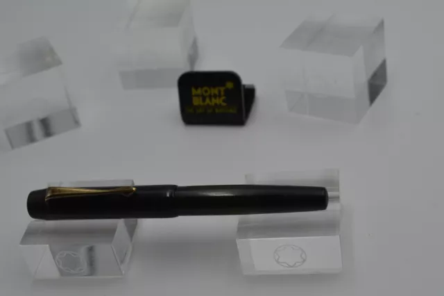 Montblanc 334-1/2 Füller Fountain Pen Gold-Feder 14ct OB Antik Vintage Zelluloid