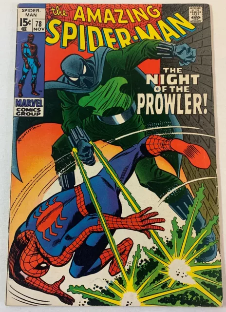 1969 Marvel AMAZING SPIDER-MAN #78 ~ higher side of mid-grade