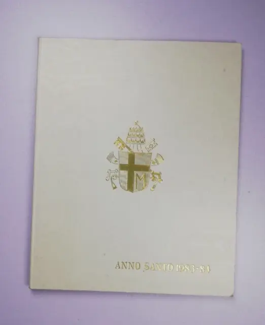VATICANO Papa Giovanni Paolo I Dittico monete Anno Santo 1983 1984 in argento