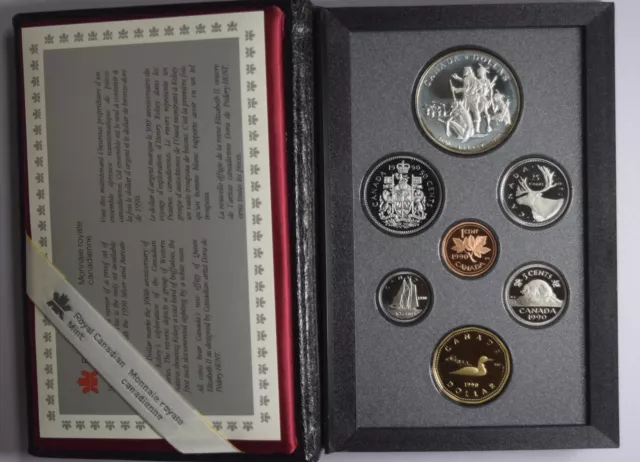 1990 Canada Proof Set w/Box and COA