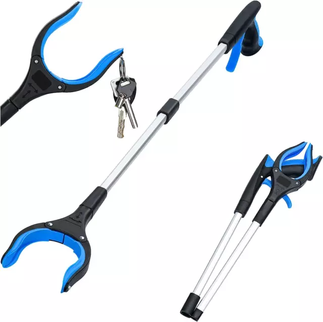 Heavy Duty Grabber Tool Industrial Pick Up Stick Hand Grip Reach Trash Reacher