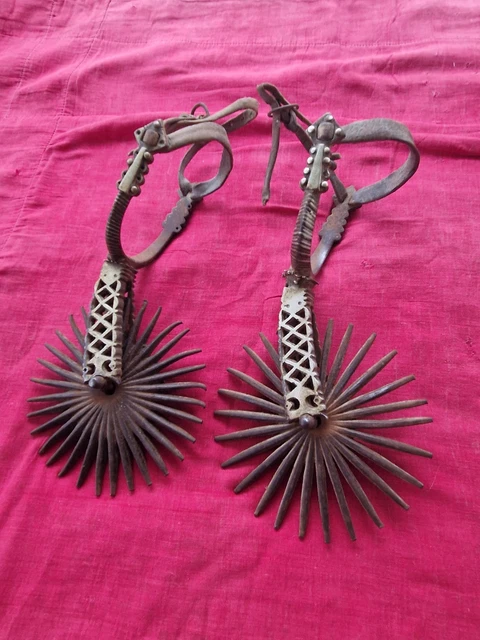 Paire D'étriers Anciens De Luxe - état Parfait