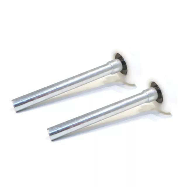 (Pack of 2) 2" Capped Nylon Garage Door Rollers with 4" Stem & 13-Ball Bearing