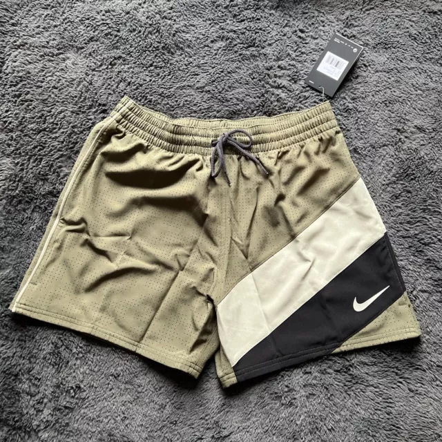 MENS NIKE OPTIC Camo Volley Swim Shorts NESS9443 211 Medium